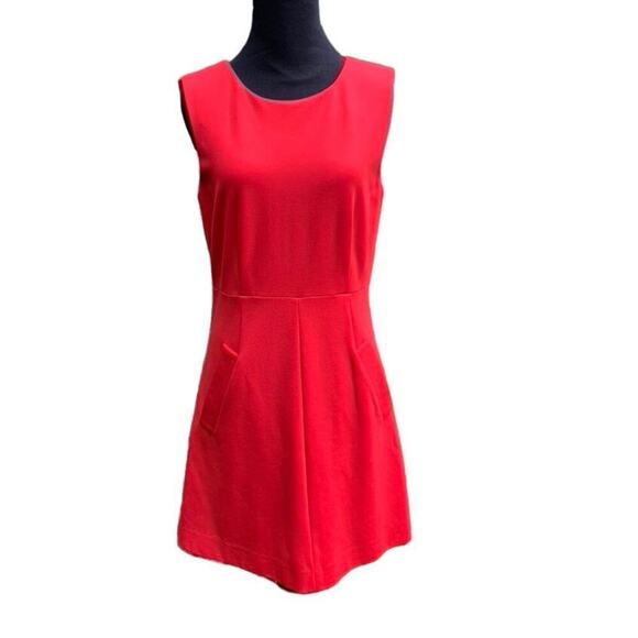 Diane Von Furstenberg DVF Capreena Mini Sleeveless Dress Red Size 8 - Picture 1 of 6